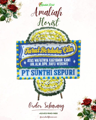 Papan Bunga Duka di Besusu Barat