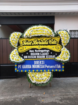 Papan Bunga Duka di Besusu Barat